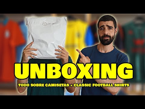 📦⁉️ Un paquete de Classic Football Shirts | Football Shirts UNBOXING Camisetas de Fútbol