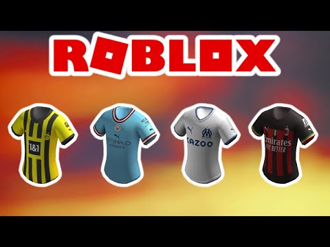 COMO CONSEGUIR 4 camisetas de futbol COMPLETAMENTE GRATIS – ROBLOX