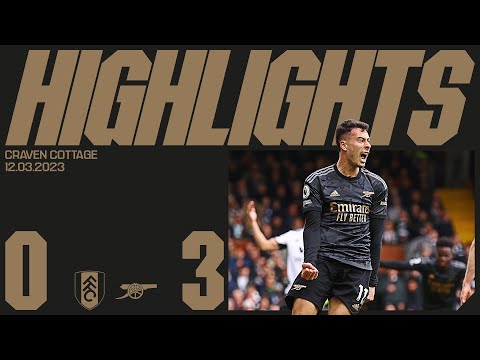 HIGHLIGHTS | Fulham vs Arsenal (0-3) | Gabriel, Martinelli & Odegaard – camisetasvideo.es