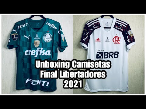 N°40 | UNBOXING CAMISETAS FINAL CONMEBOL LIBERTADORES 2021 #Palmeiras #Flamengo #Montevideo2021