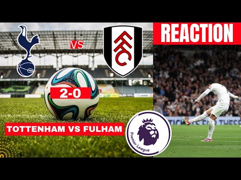 Tottenham vs Fulham 2-0 Live Premier League Football EPL Match Score reaction Highlights Spurs 2023 – camisetasvideo.es
