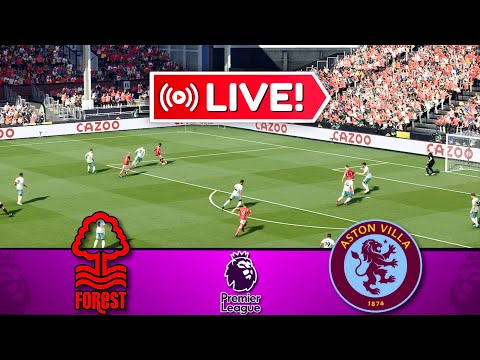 NOTTINGHAM FOREST vs ASTON VILLA LIVE | Premier League 2023-24 | Watch Along & Pes 21 Gameplay – camisetasvideo.es