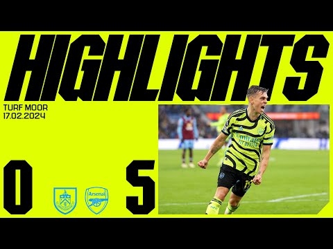 FIVE-STAR GUNNERS! | HIGHLIGHTS | Burnley vs Arsenal (0-5) | Odegaard, Saka (x2), Trossard & Havertz – camisetasvideo.es