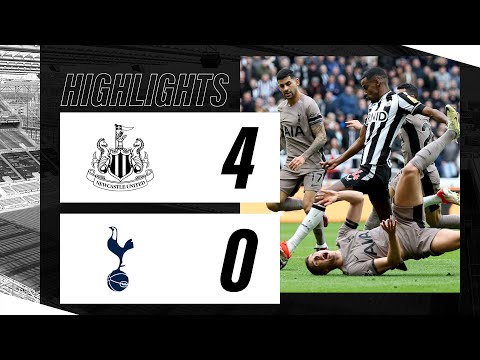Newcastle United 4 Tottenham Hotspur 0 | Premier League Highlights – camisetasvideo.es
