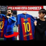 HAGO la CAMISETA que SILENCIO el BERNABÉU | Camiseta del Barcelona 2016/17 con la 10 de messi